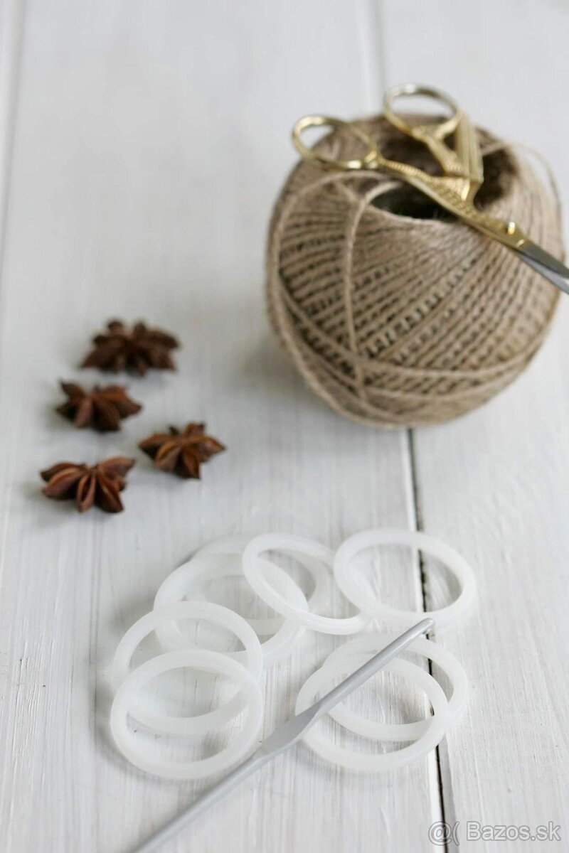 Vintage nožnice jemne zlaté - 13