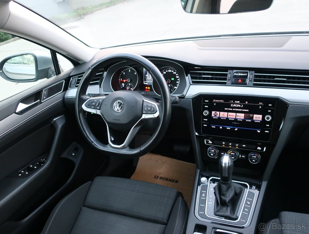 VW Passat Variant 2020 2.0 TDi 110kW, DSG, šedý, odpočet DPH - 13