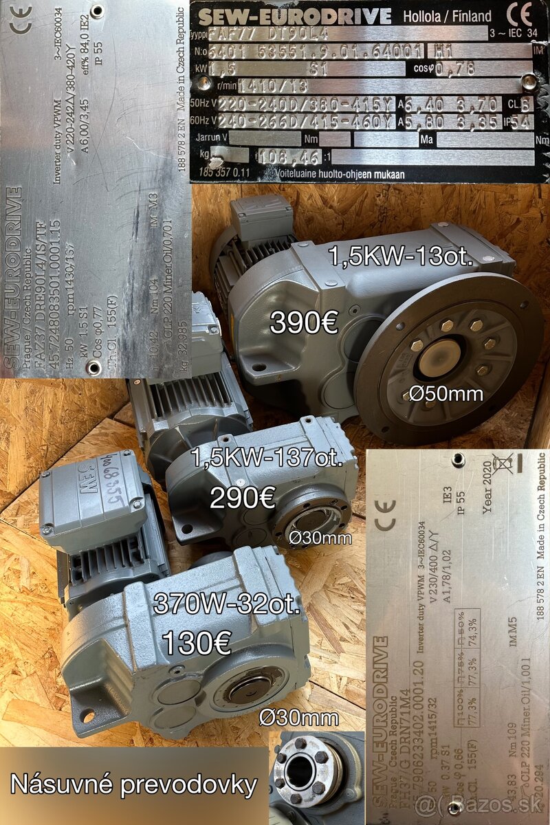 Elektroprevodovky rôzne - 13