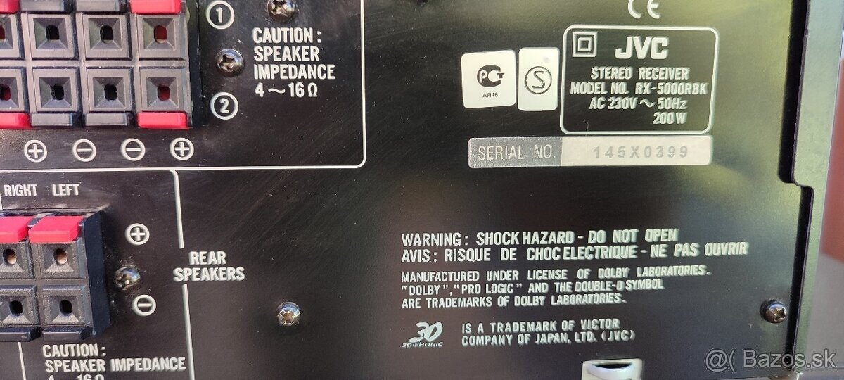 Receiver JVC - 13