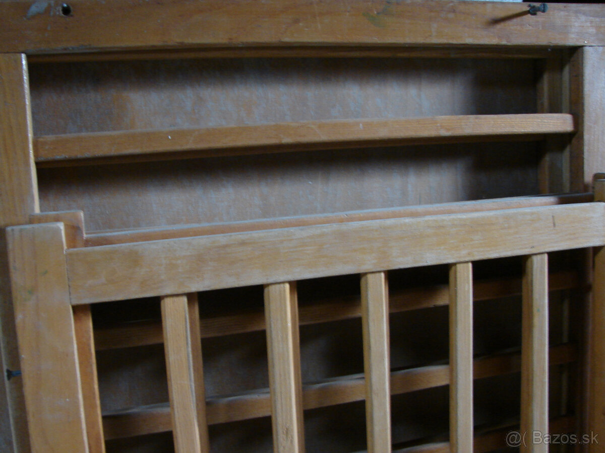 Detská drevená retro hojdačka - 13