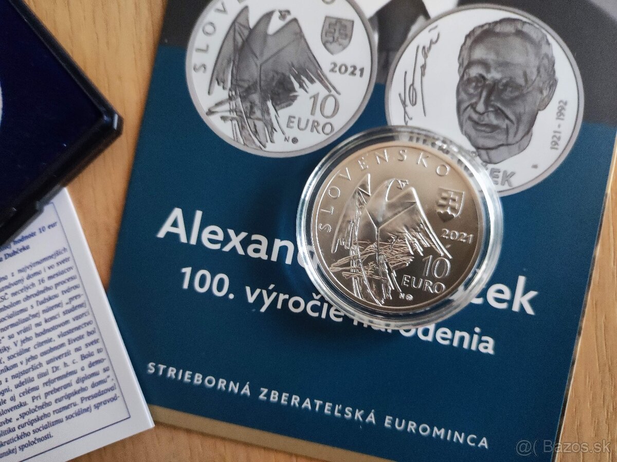 Predám strieborné zberateľské euromince BK - 13