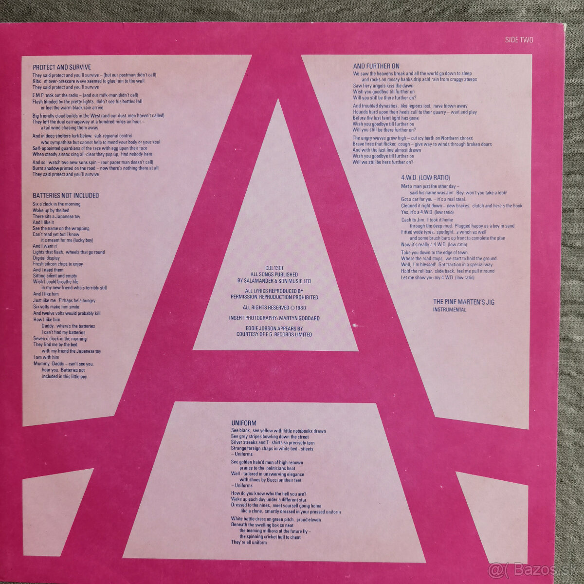 Predám LP Genesis,The Police,Jethro Tull,Bob Dylan,Omega - 13