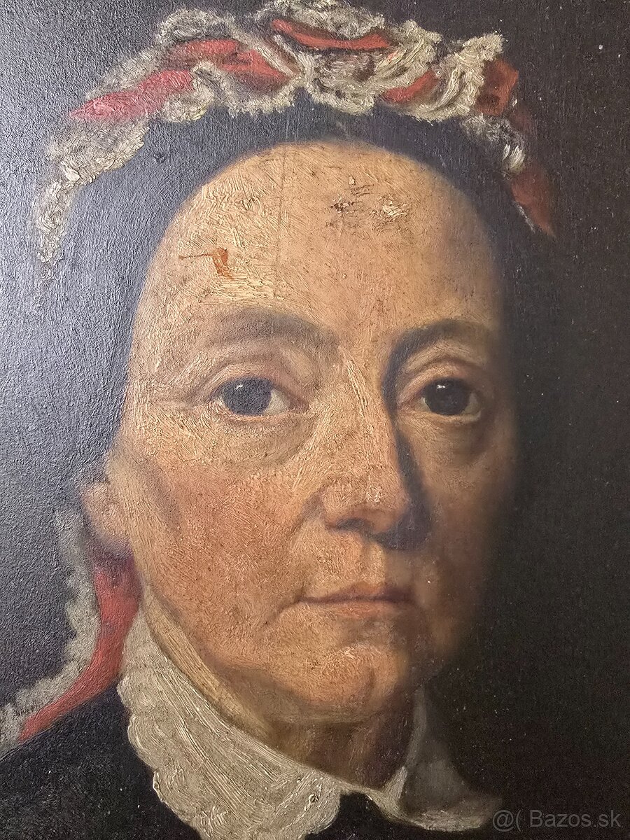 Starožitný obraz maľba na dreve - 13