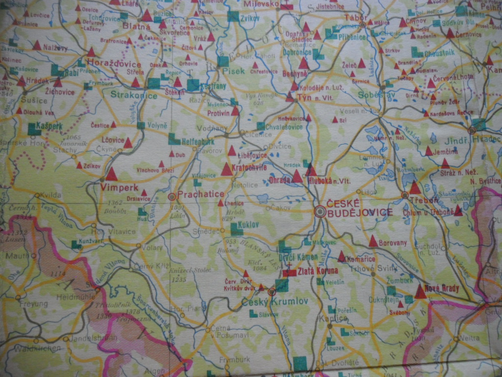 3 x mapy - ČESKOSLOVENSKÁ REPUBLIKA - 2,50 € - 13