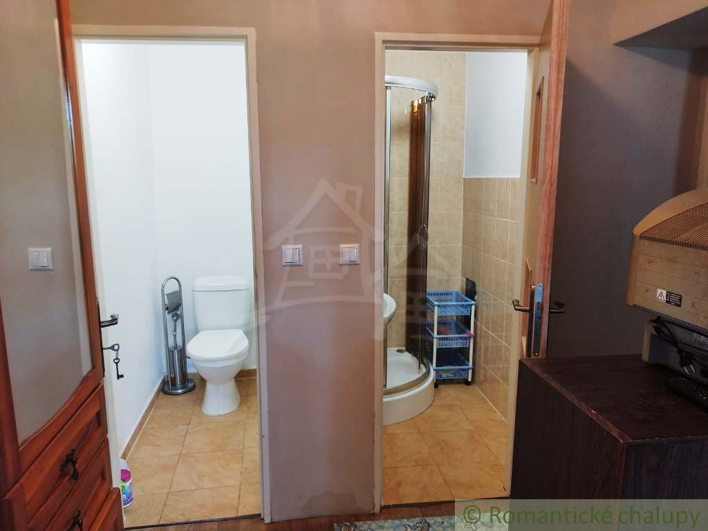 Z časti rekonštruovaný gazdovský dom v obci Hrušov - 13