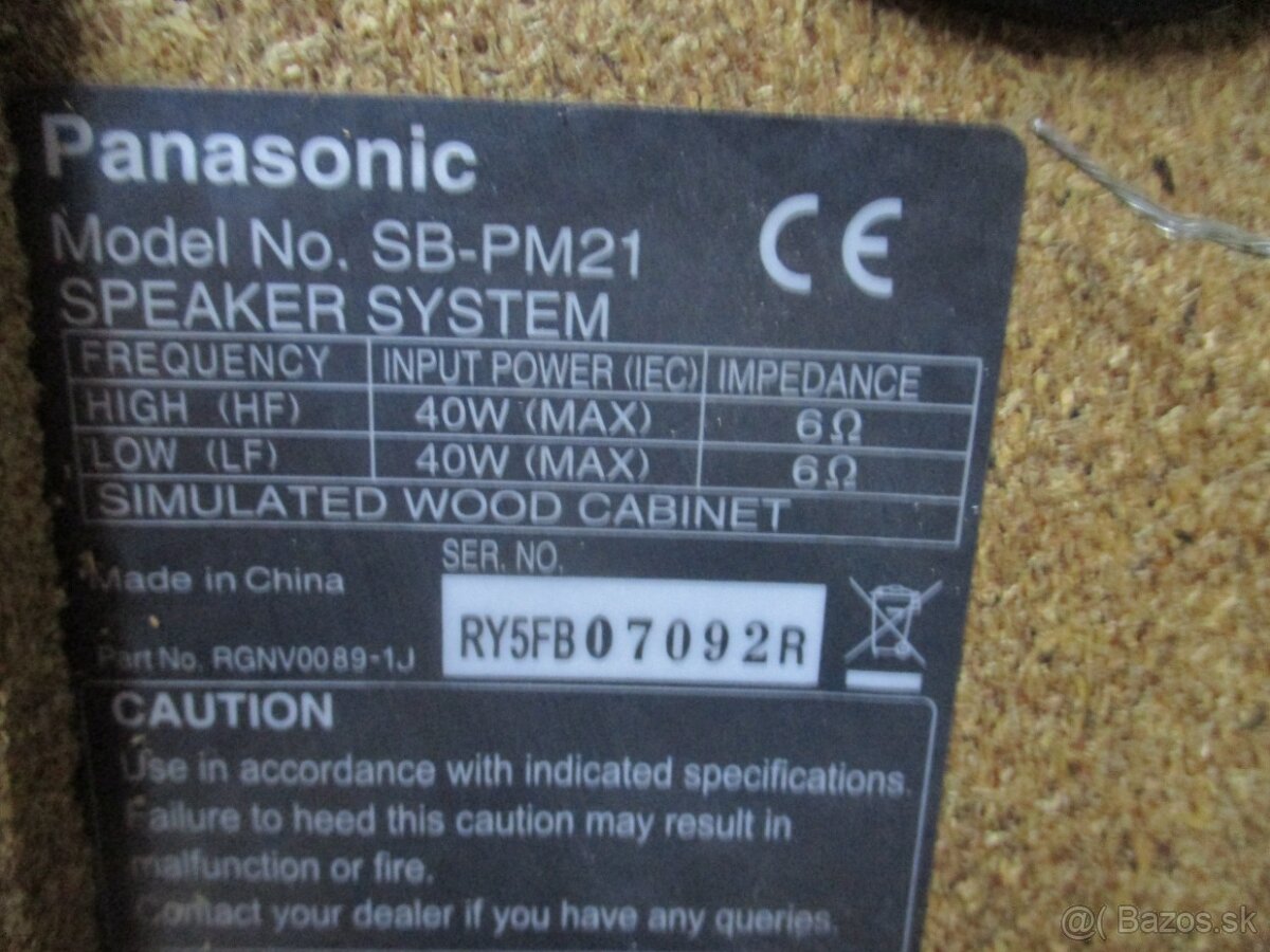 PANASONIC SA-PM21 - 13