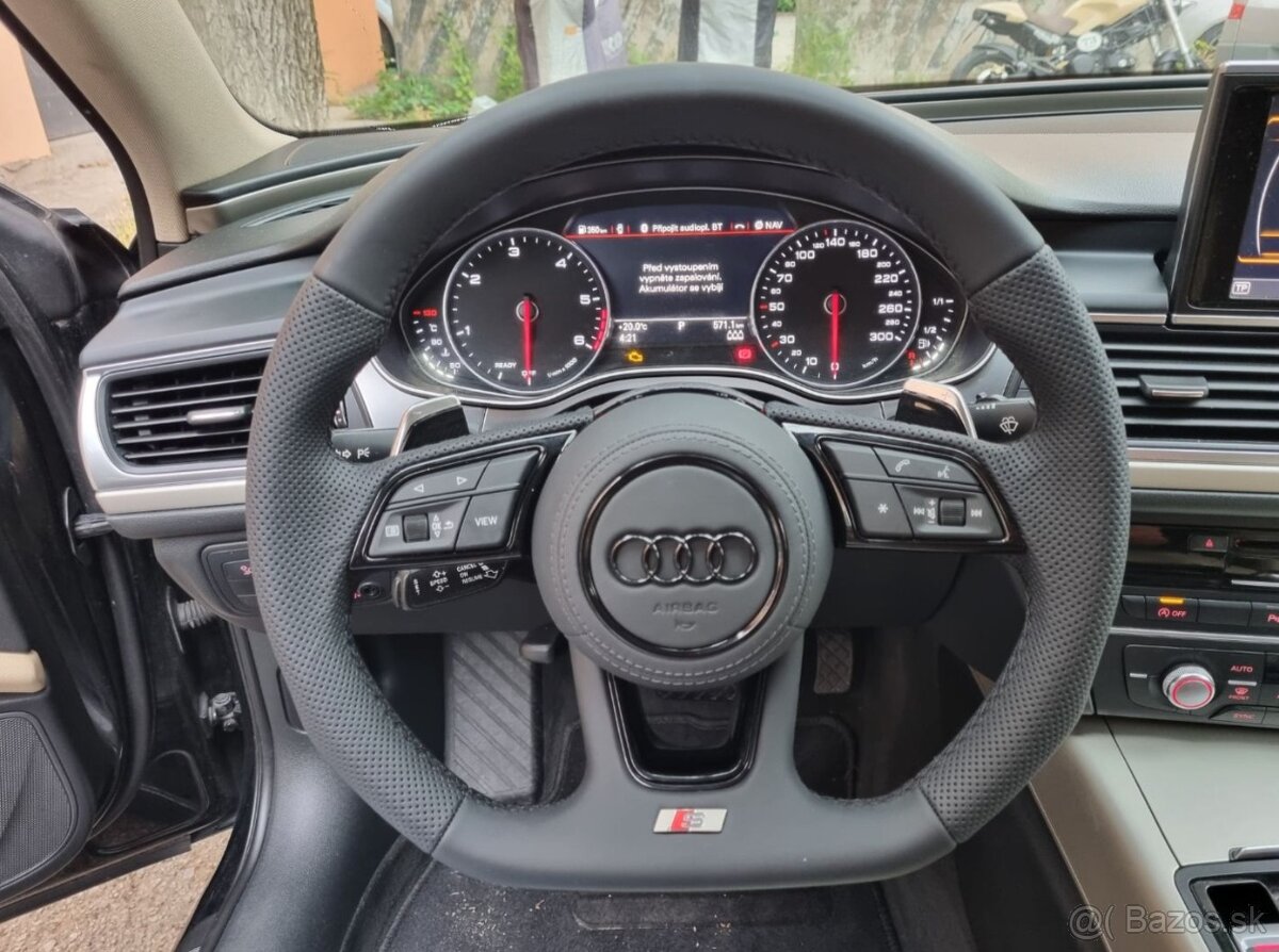 -AUDI MULTIFUNKCNY VOLANT ALKANTARA s logom S - 13
