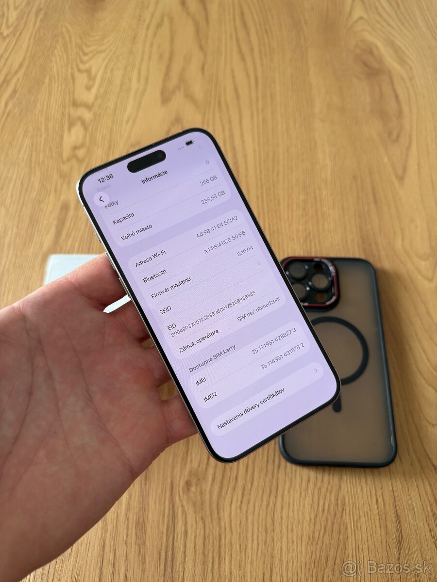 iPhone 15Pro Max 256gb Natural Titanium v záruke - 13