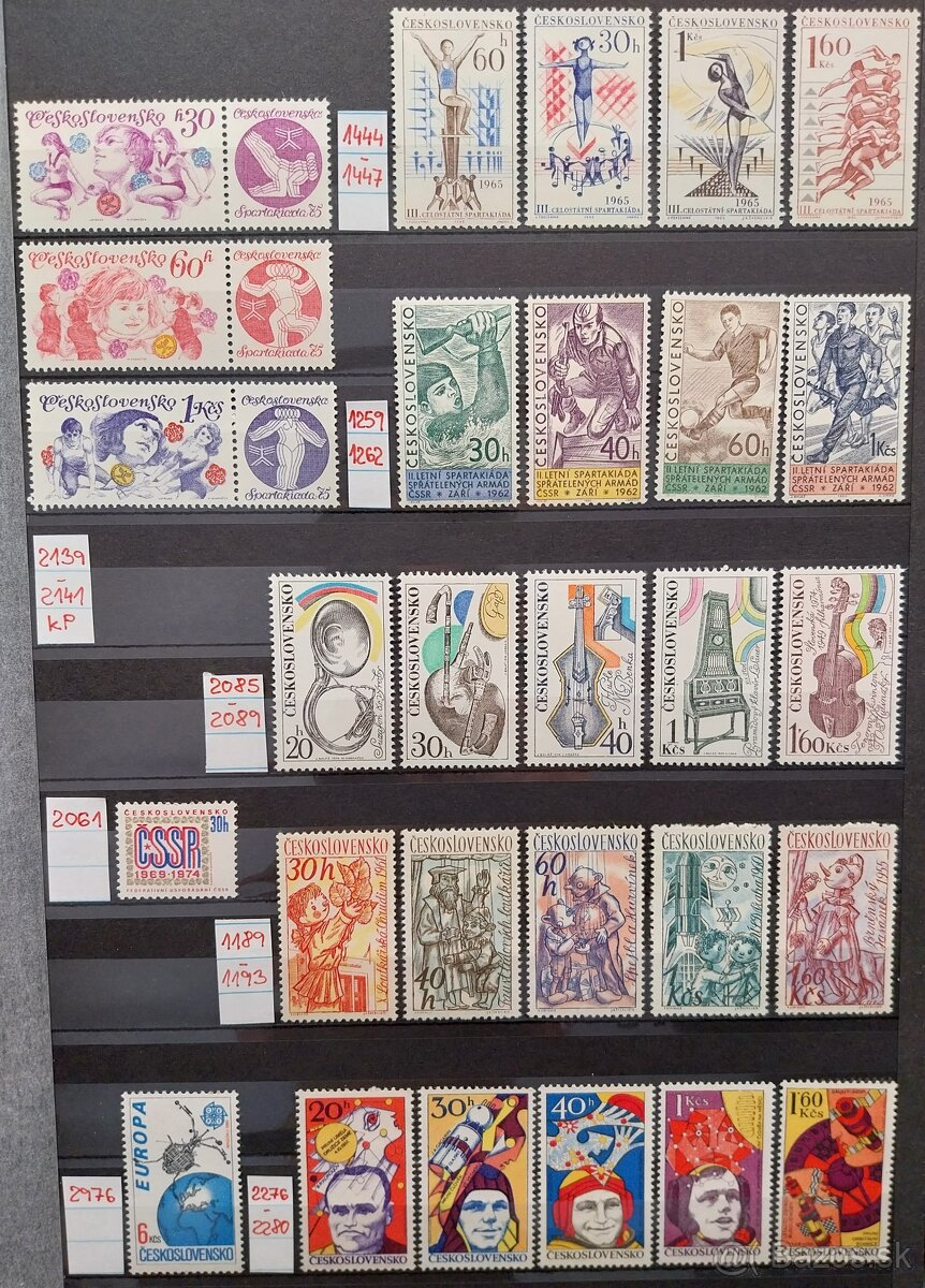 Známky ČESKOSLOVENSKO – 1 - 13