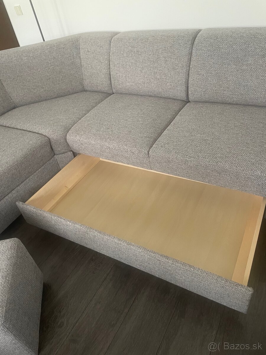 Rozkladací gauč sivý - 13