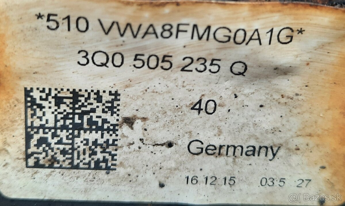 zadná náprava Passat B8 - 13