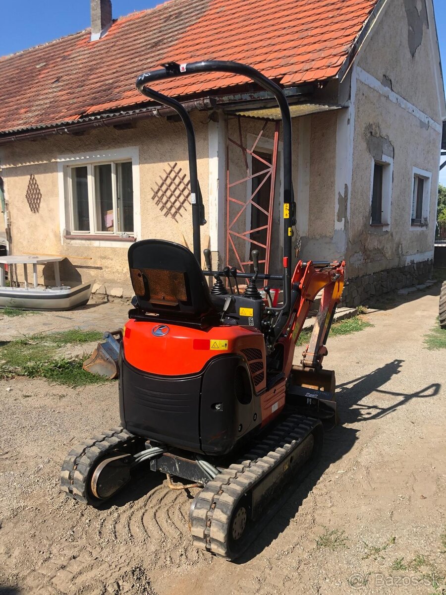 KUBOTA U10 bagr bez přesahu zádě - 13