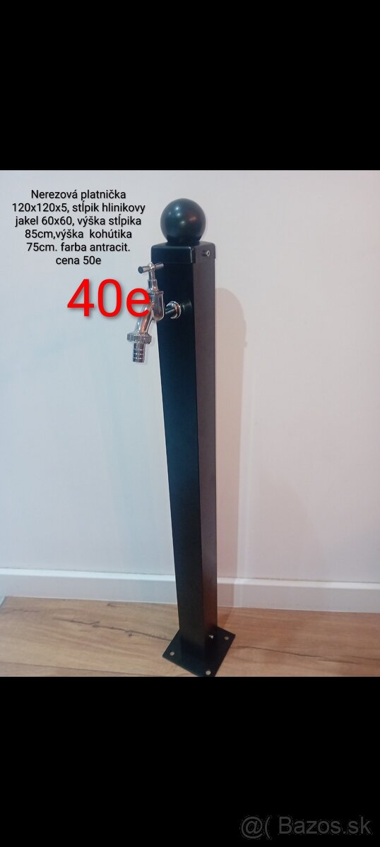 Záhradný stlpik na vodu - 13