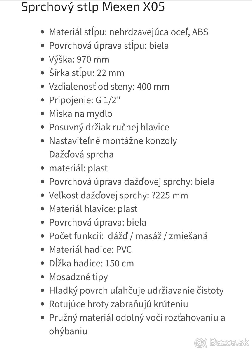Predám sprchový set - 13
