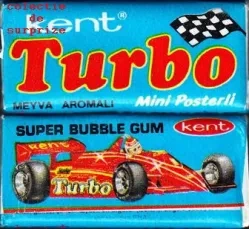 Obrázky áut zo žuvačiek Kent Turbo - 13