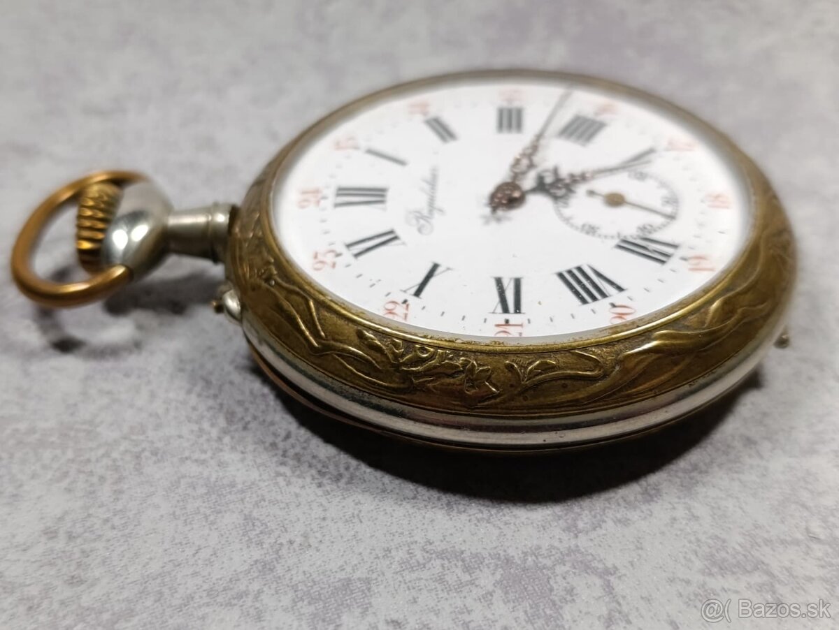 Obrovské kapesní hodinky Régulatéur, 67mm, 192g - 13