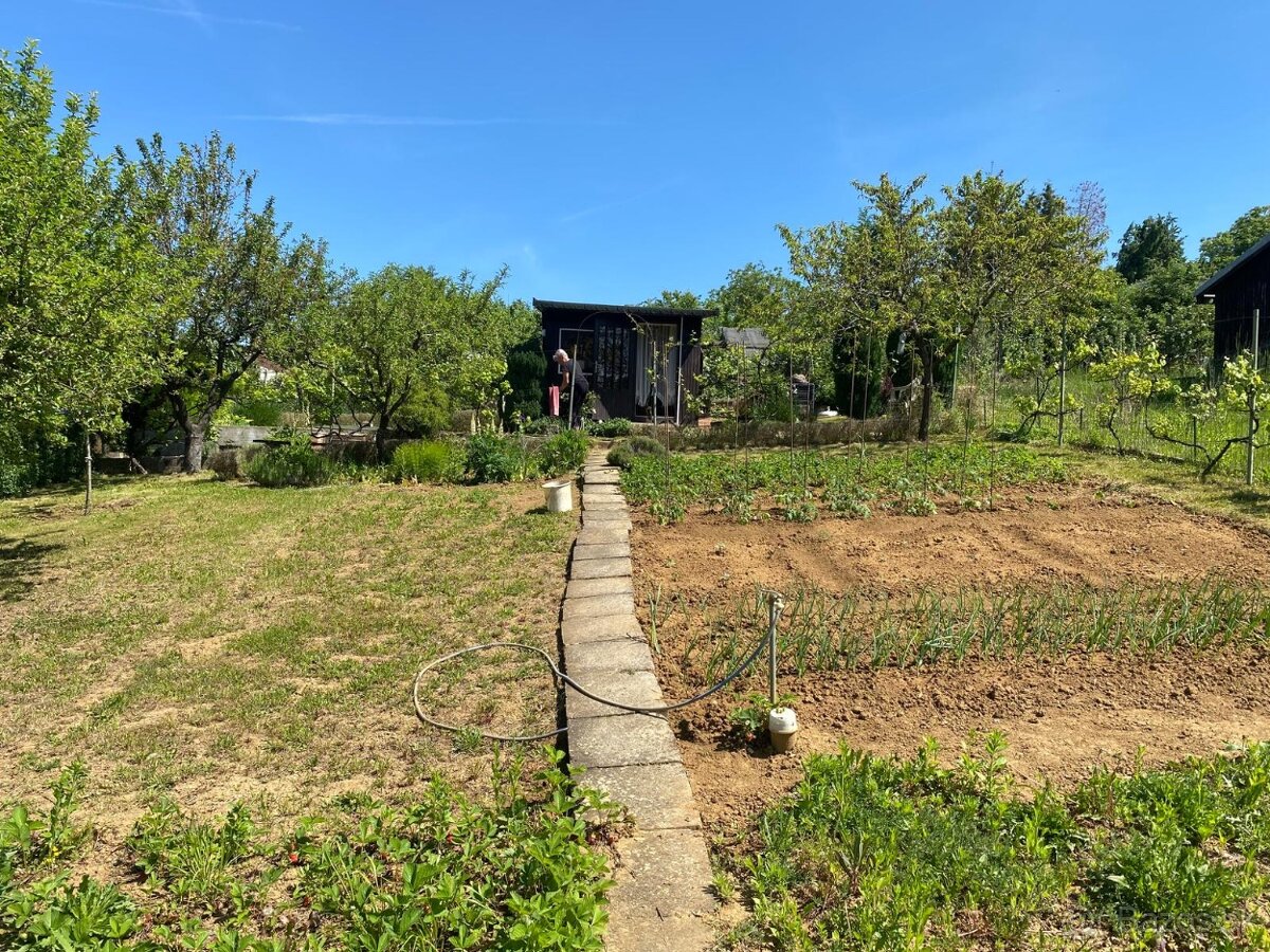 Záhrada s dreveným domčekom - 13