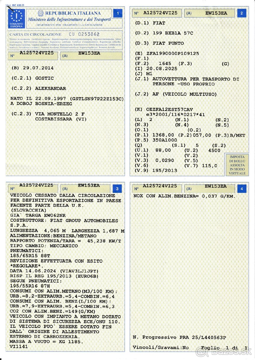 Fiat Grande Punto 1,4 CNG - 13