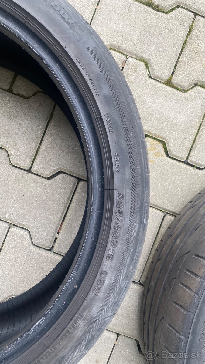 Letné pneumatiky R19 235/40 - 13