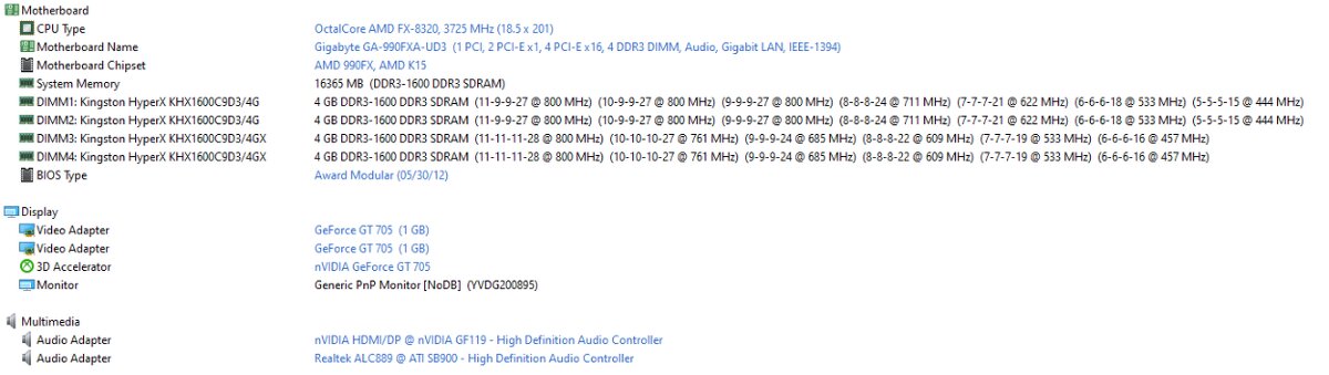 Gigabyte GA-990FXA-UD3 + FX-8320 + Mugen 3 + 16 GB HyperX - 13