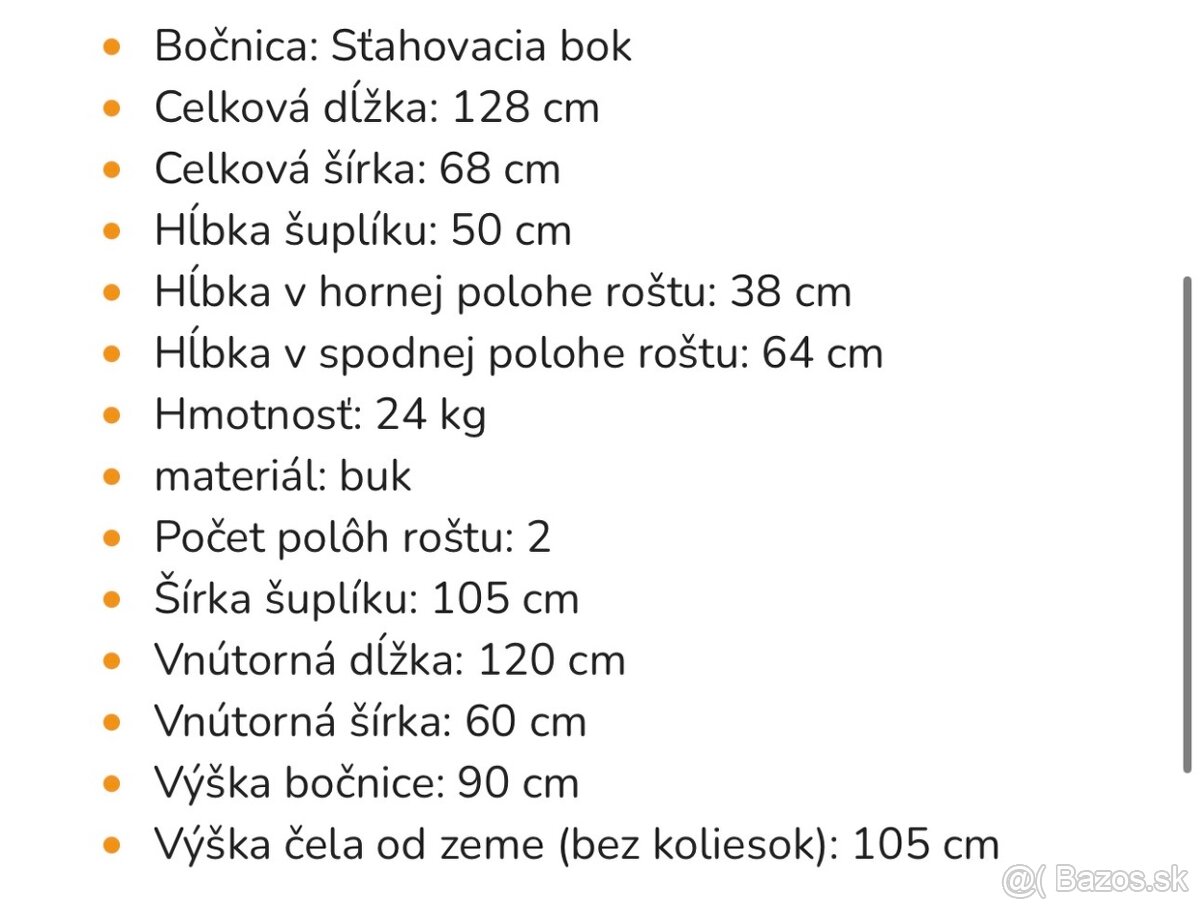 Detská postieľka Scarlett ATLANTA - 13