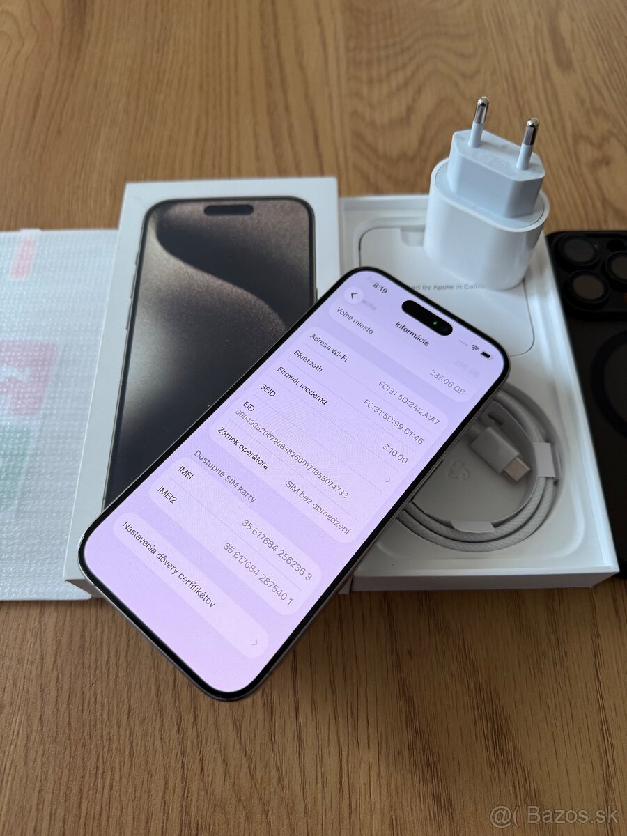 iPhone 15 Pro 256 gb Natural Titanium v záruke - 13