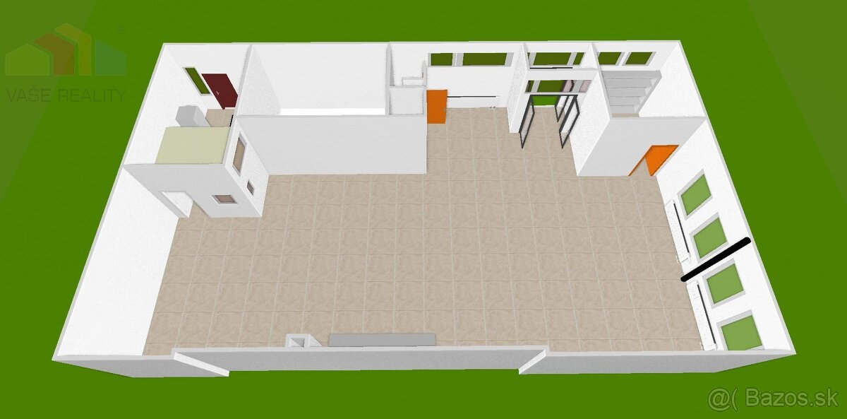 Na prenájom priestor, 169 m², Rybničná ulica, BA – Vajnory, - 13