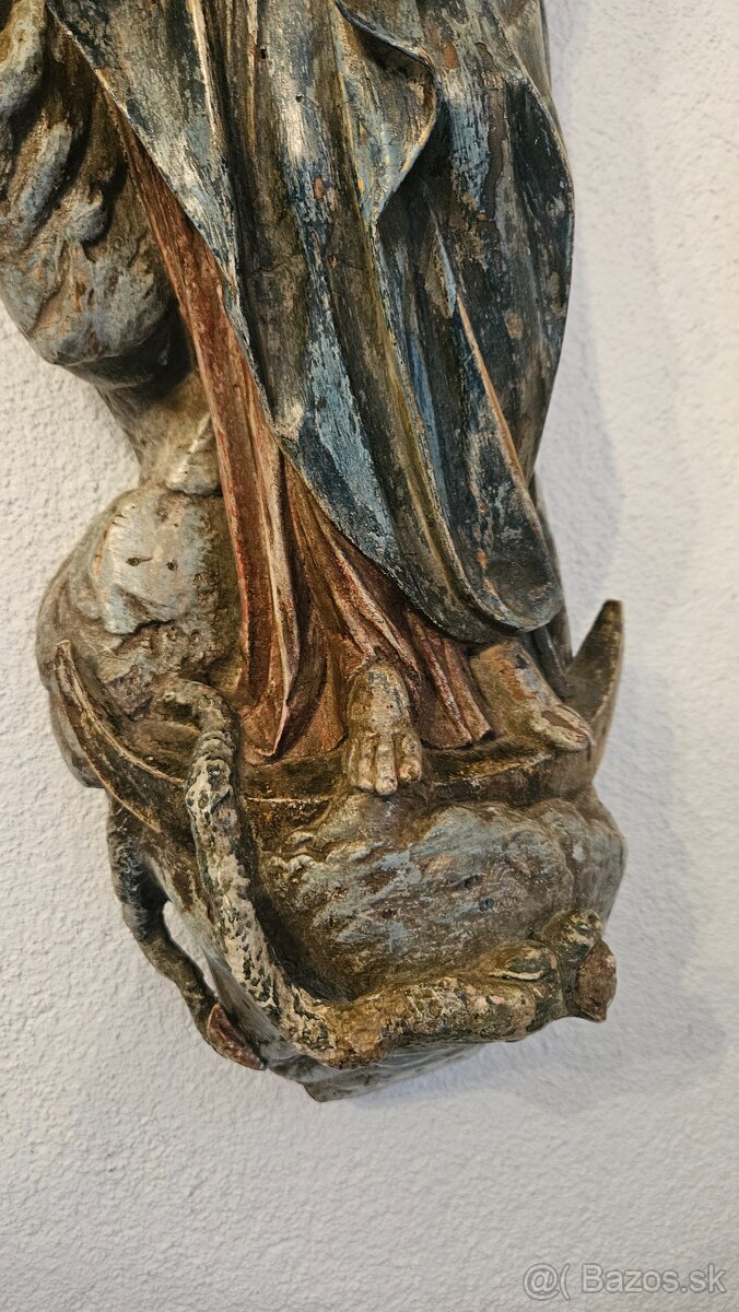 Drevena barokova socha - 13