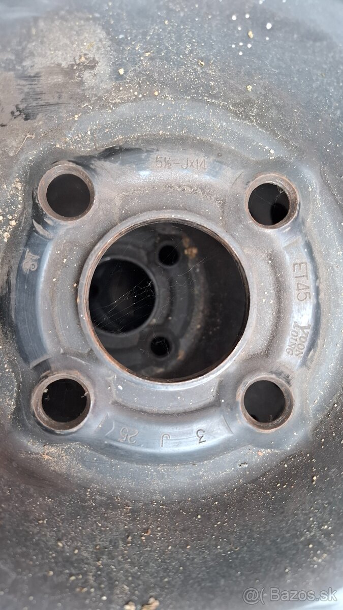 Predám letné pneumatiky s diskami – Opel – 175/70 R14 - 13