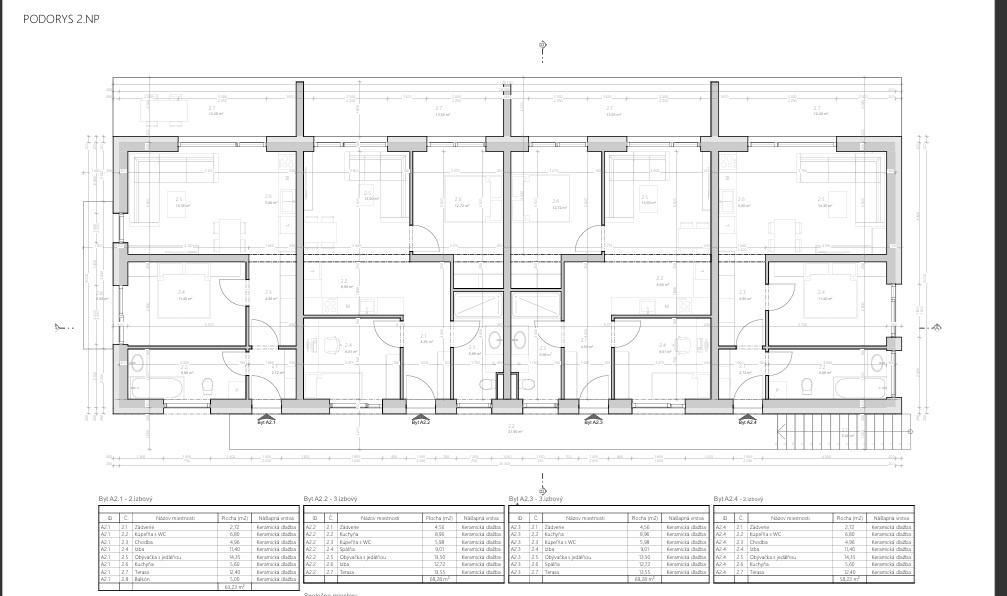 PREDAJ NOVOSTAVIEB NA KLUC – Byty Bobrov, 1. etapa - 13