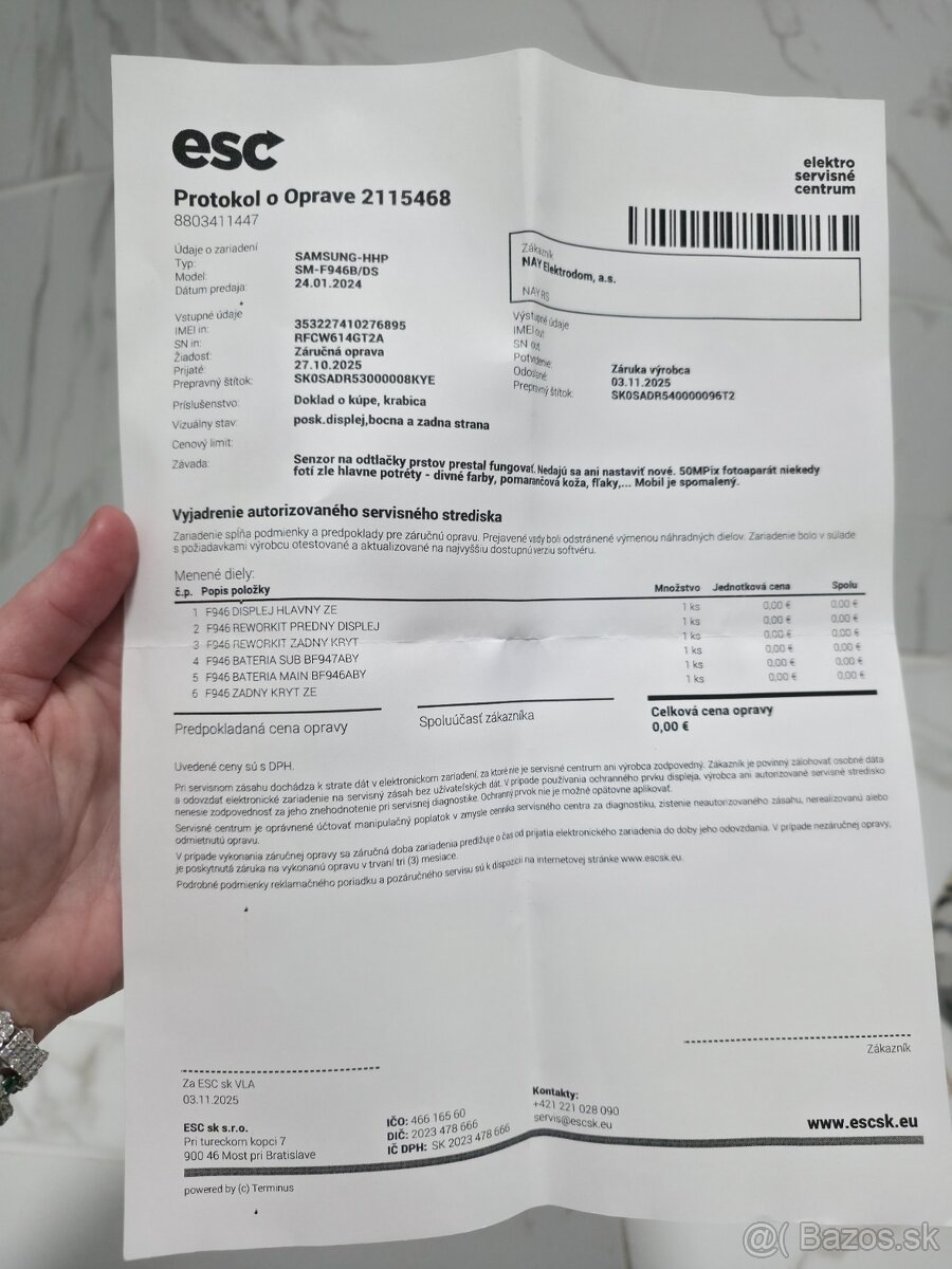 Samsung Galaxy Z Fold 5 beige 256 GB, výmena dielov ako NOVÝ - 13