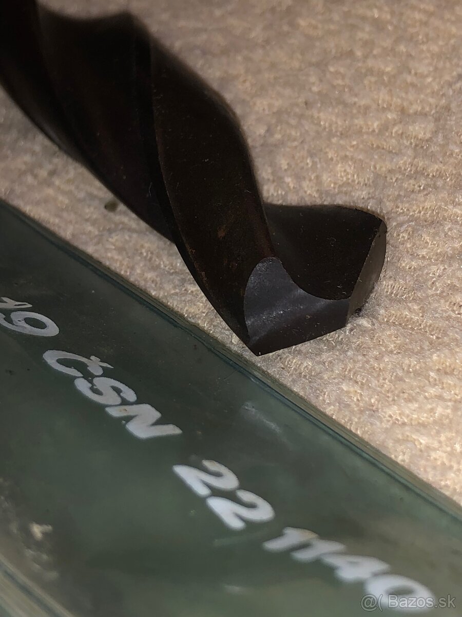 Vrtáky POLDI HSS s kužeľom,skľučovadlo UsJ 20 a redukcie - 13