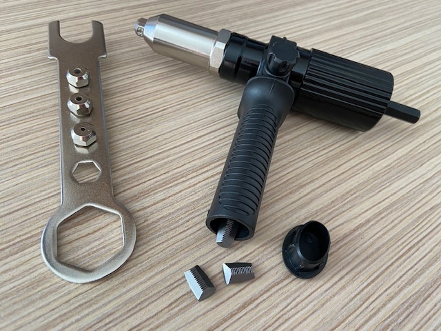 Profesionálny celokovový nitovací adaptér pre trhacie nity - 13