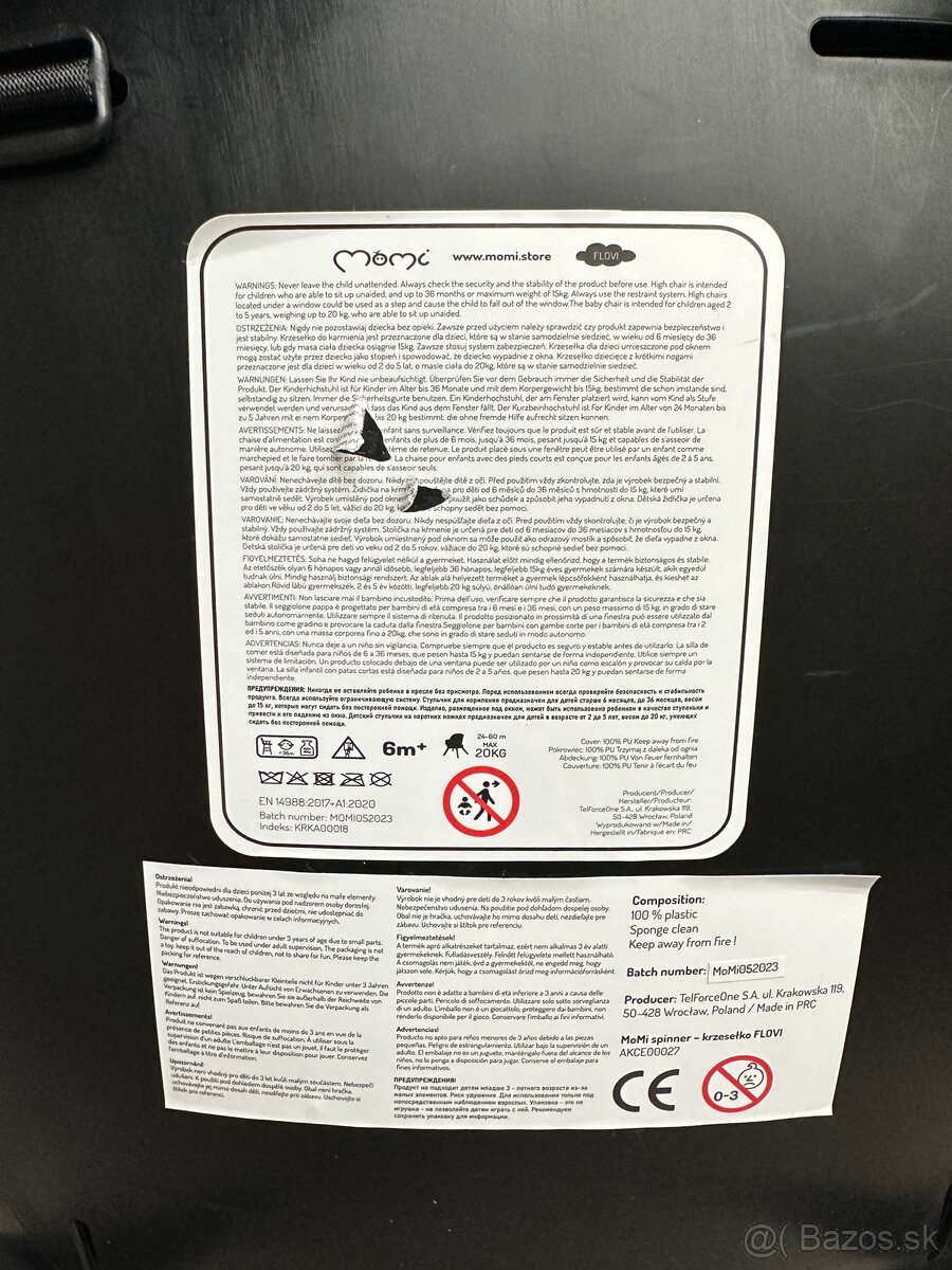 Jedálenska stolička MoMi REKI - 13