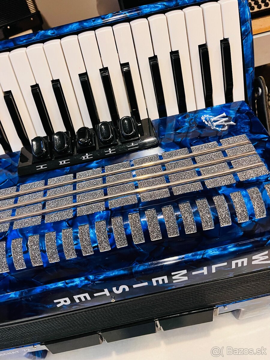 Predám akordeón Weltmeister Achat 72 basový - 13