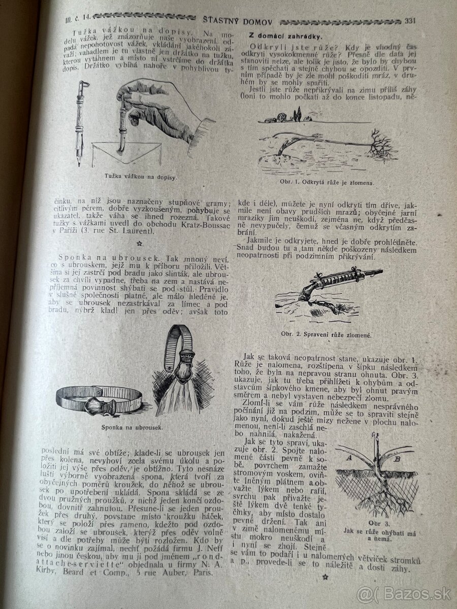 Časopis Šťastný domov - kompletný III. ročník (1906 - 1907) - 13