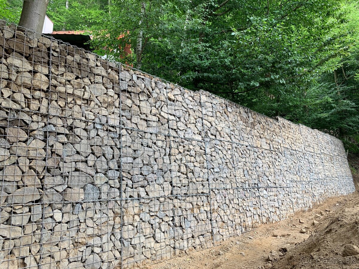GABIONY, gabionové ploty a oporné múry na kľúč. - 13