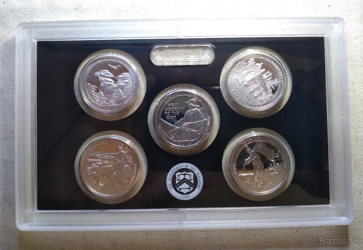 8x Strieborných proof sád "America the Beautiful" 2010-201 - 13