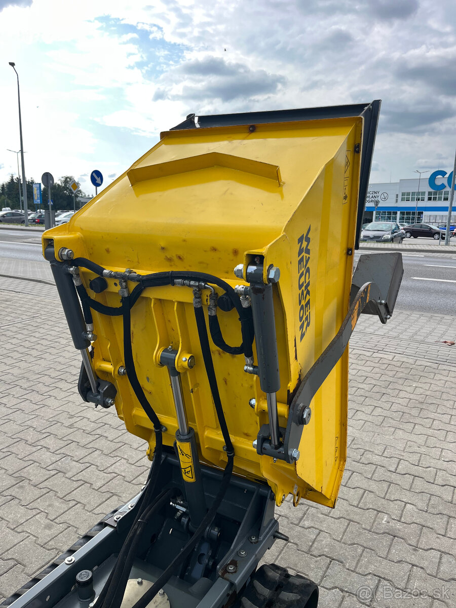 Samonakladací sklápač mini dumper Wacker Neuson pásový fúrik - 13