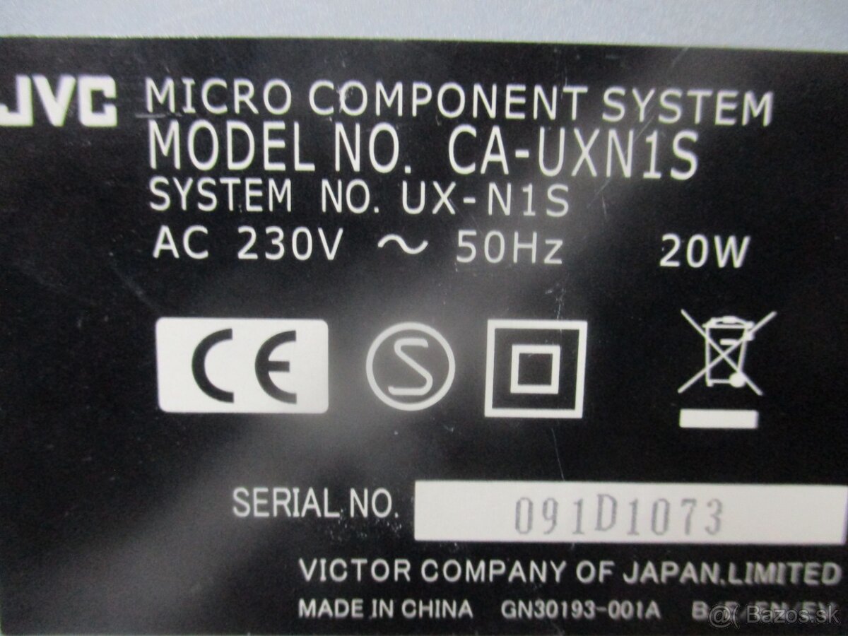 JVC CA-UXN1S mini sistem - 13