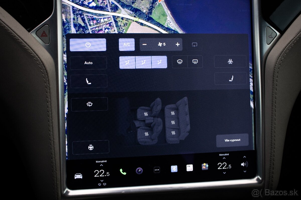 Tesla S 75D Free Supercharging, SOH 92%, Vzduch, Panoráma - 13