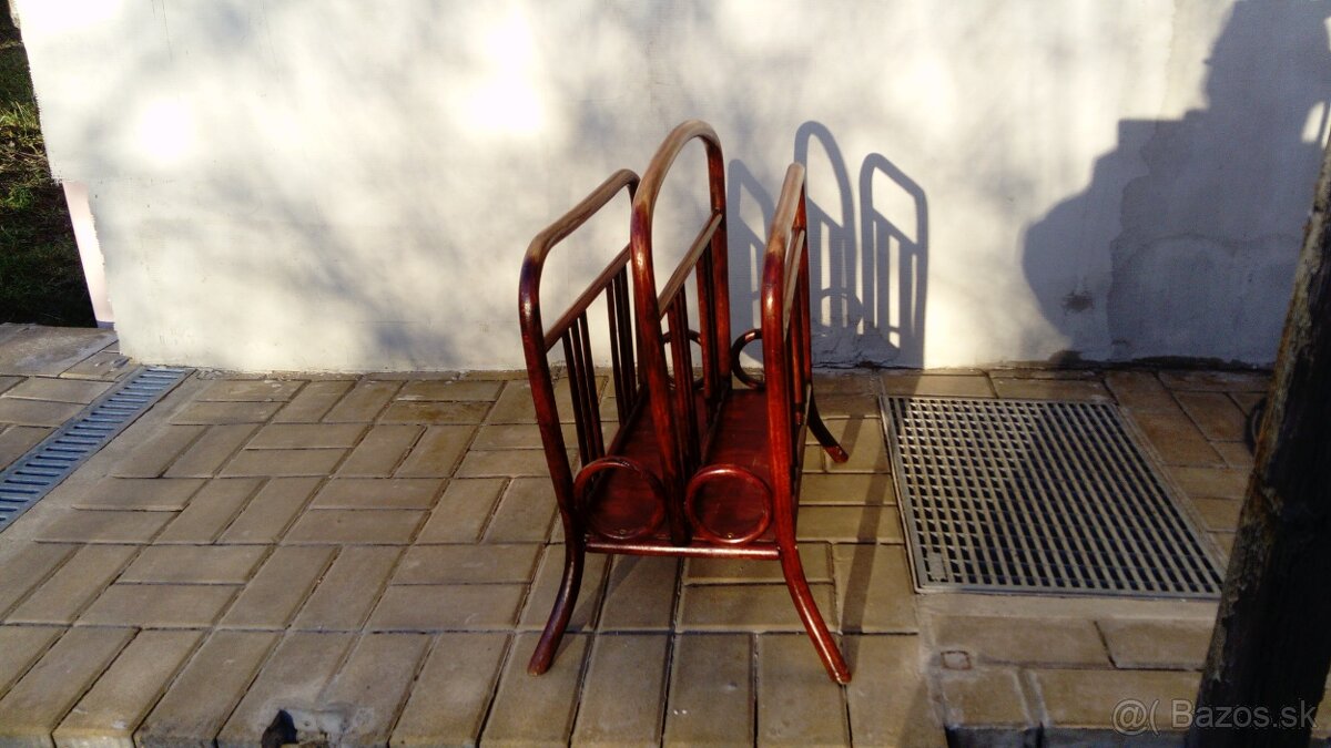 THONET Bank Vienna: Držiak na časopisy a Hojdacie kreslo - 13