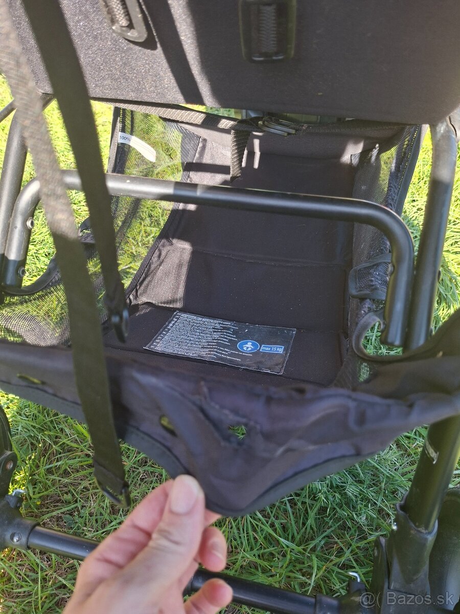 Čierny športový kočár Kinderkraft - 13