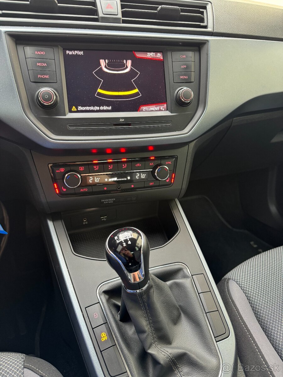SEAT ARONA, 1,0TSI, BENZÍN, MANUÁL, 8/2018, FULL LED, VÝHREV - 13