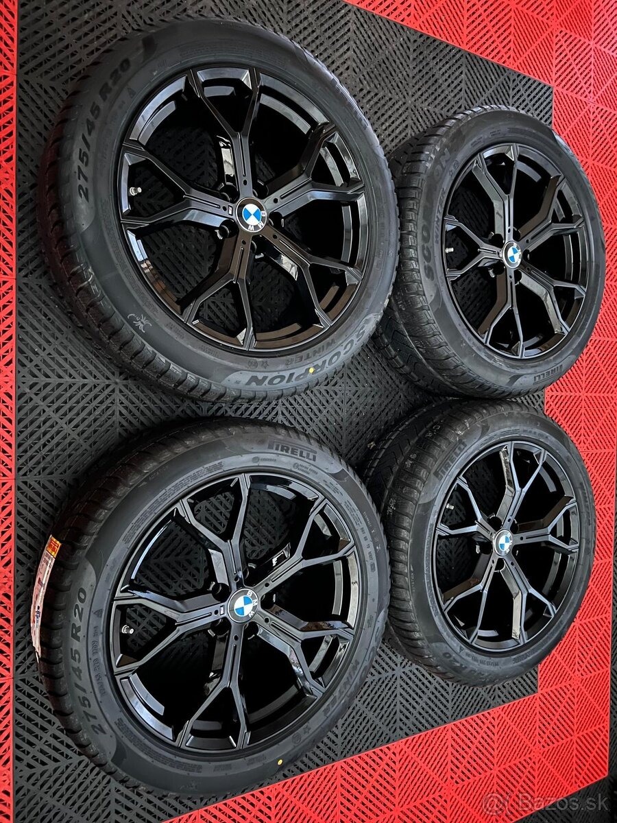 3. Alu BMW M-packet X5 X6 G06 G05 R20-zimné nové - 13