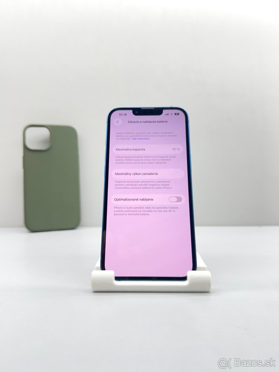 iPhone 13 BLUE TOP STAV 100% BATÉRIA - 13