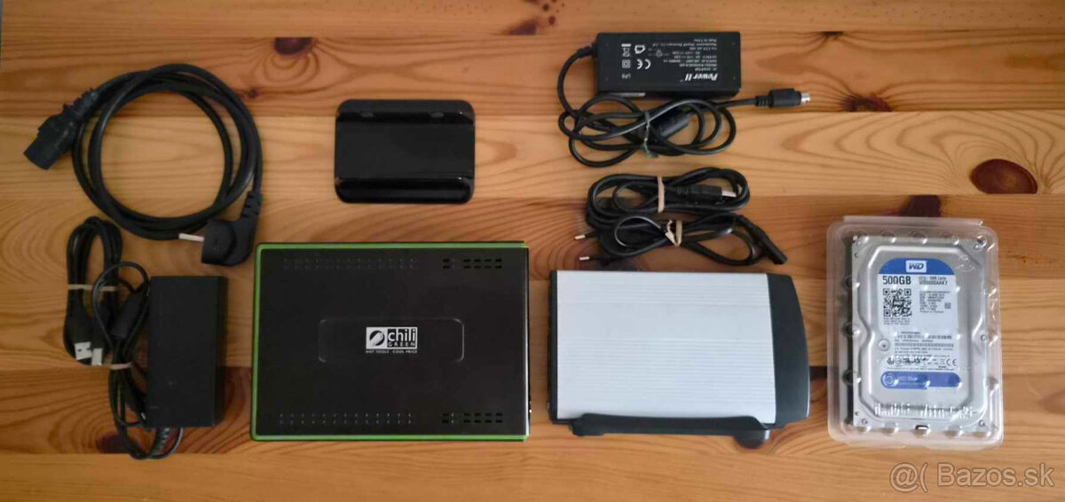 2x Multimediálny prehrávač / externý HDD (2x 500GB) - 13