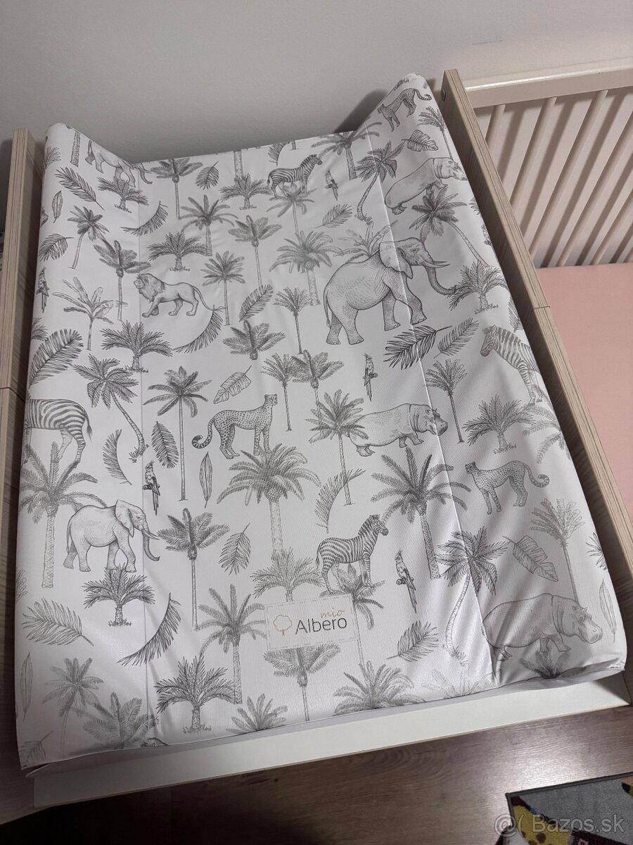 Detská postieľka s prebaľovacim pultom - 13