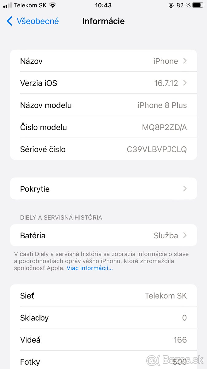 iPhone 8 plus 256GB čierny - 13